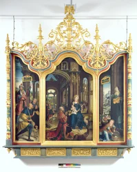 Triptych of the Adoration of the Infant Christ, 1529